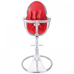 Red - Стульчик для кормления Bloom  Fresco Chrome SILVER